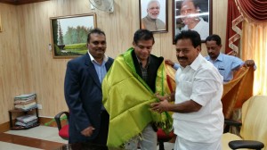 Puducherry Education Minister Honor Vasu