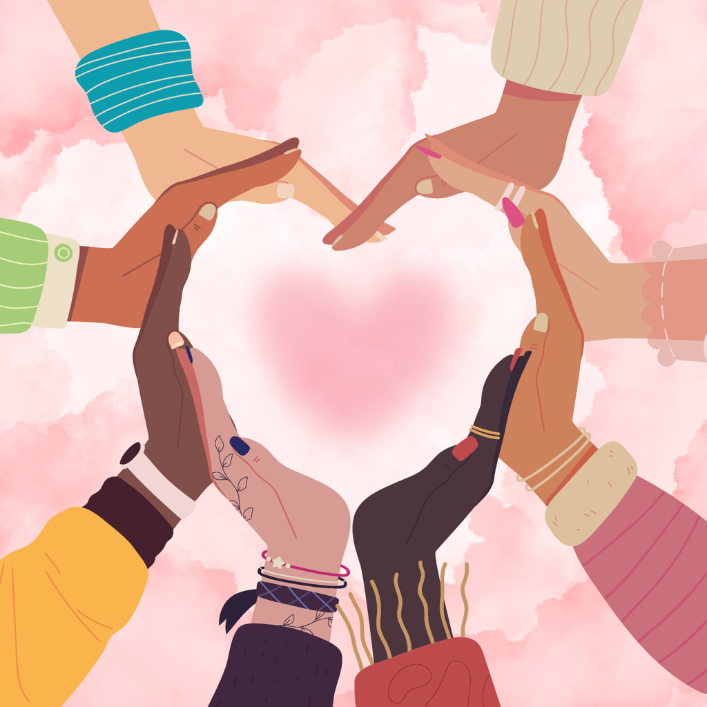 Donate to INFITT - hands forming a heart